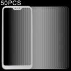 50 PCS 0.26mm 9H 2.5D Tempered Glass Film for Xiaomi Redmi 6 Pro / Mi A2 Lite, No Retail Package - 1
