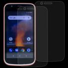 2 PCS 0.26mm 9H 2.5D Tempered Glass Film for Nokia 1 - 1