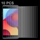 10 PCS 0.26mm 9H 2.5D Tempered Glass Film for LG Q8 - 1