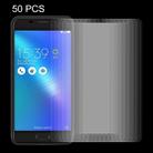 50 PCS for ASUS ZenFone 3s Max / ZC521TL 0.26mm 9H Surface Hardness Explosion-proof Non-full Screen Tempered Glass Screen Film - 1