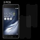 2 PCS for ASUS ZenFone AR / ZS571KL 0.26mm 9H Surface Hardness Explosion-proof Non-full Screen Tempered Glass Screen Film - 1