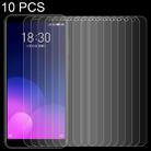 10 PCS 0.26mm 9H Surface Hardness 2.5D Full Screen Tempered Glass Film for Meizu M6T - 1