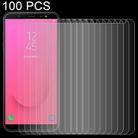 100PCS 9H 2.5D Tempered Glass Film for Galaxy J8 (2018) - 1