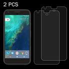 2 PCS for Google Pixel 0.26mm 9H Surface Hardness 2.5D Explosion-proof Tempered Glass Screen Film - 1