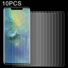 10 PCS 0.26mm 9H Surface Hardness 2.5D Curved Edge Tempered Glass Film for Huawei Mate 20 Pro - 1