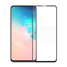 PINWUYO 9H 3D Curved Tempered Glass Film for Galaxy S10 E (Black) - 1