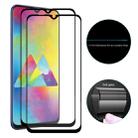 2 PCS ENKAY Hat-Prince 0.1mm Full Screen Cover Flexible Glass Tempered Protective Film for Galaxy M20 - 1