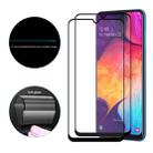 2 PCS ENKAY Hat-Prince 0.1mm Full Screen Cover Flexible Glass Tempered Protective Film for Galaxy A30 - 1