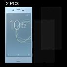 2 PCS for Sony Xperia XZs 0.26mm 9H Surface Hardness Explosion-proof Non-full Screen Tempered Glass Screen Film - 1