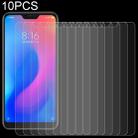 10 PCS 0.26mm 9H Surface Hardness 2.5D Curved Edge Tempered Glass Film for Xiaomi Redmi Note 6 Pro - 1