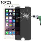 10PCS  9H Surface Hardness 180 Degree Privacy Anti Glare Screen Protector for iPhone 6 Plus - 1