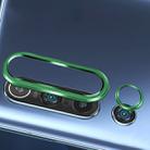 For Xiaomi Mi 10 Pro 0.3mm 9D 9H Rear Camera Lens Tempered Glass Film  + Lens Ring Frame (Green) - 1