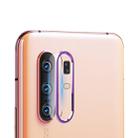 For Vivo X30 Pro 0.3mm Metal Rear Camera Lens Ring + Rear Camera Lens Tempered Glass Film Set (Purple) - 1