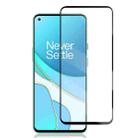 mocolo 0.33mm 9H 2.5D Full Glue Silk Print Tempered Glass Film for OnePlus 8T, Support Fingerprint Unlock(Black) - 1