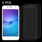 2 PCS for Huawei Enjoy 6s 0.26mm 9H Surface Hardness 2.5D Explosion-proof Tempered Glass Screen Film - 1