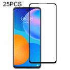 For Huawei P Smart 2021 25 PCS Full Glue Full Screen Tempered Glass Film - 1