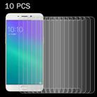 10 PCS for Oppo R9 0.26mm 9H Surface Hardness 2.5D Explosion-proof Tempered Glass Screen Film - 1