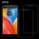 2 PCS for Motorola Moto C 0.3mm 9H Surface Hardness 2.5D Explosion-proof Tempered Glass Full Screen Film - 1