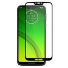 ENKAY Hat-prince Full Glue 0.26mm 9H 2.5D Tempered Glass Film for Motorola Moto G7 Power (Black) - 1