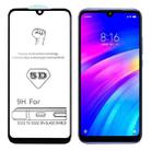 9H 5D Full Glue Full Screen Tempered Glass Film for Xiaomi Redmi 7 - 1