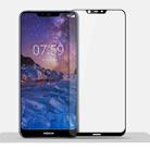 MOFI 9H 2.5D Anti-fall Full Screen Tempered Glass Film for Nokia 7.1 Plus / X7(Black) - 1