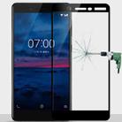MOFI for Nokia 7 9H Surface Hardness 2.5D Arc Edge Full Screen Tempered Glass Film Screen Protector (Black) - 1