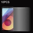 10 PCS for LG Q6 0.26mm 9H Surface Hardness Explosion-proof Full Screen Tempered Glass Screen Film - 1
