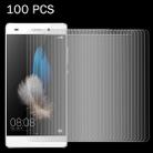 100 PCS for Huawei P8 Lite (2017) 0.26mm 9H Surface Hardness Explosion-proof Non-full Screen Tempered Glass Screen Film - 1