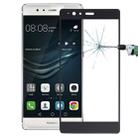 For Huawei  P9 Plus 0.26mm 9H Surface Hardness Explosion-proof Silk-screen Tempered Glass Full Screen Film (Black) - 1