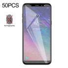 50 PCS Non-Full Matte Frosted Tempered Glass Film for Galaxy A6+ (2018), No Retail Package - 1