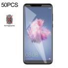 50 PCS Non-Full Matte Frosted Tempered Glass Film for Huawei Enjoy 7S, No Retail Package - 1