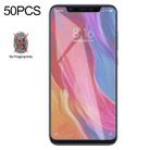 50 PCS Non-Full Matte Frosted Tempered Glass Film for Xiaomi Mi 8, No Retail Package - 1