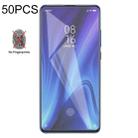 50 PCS Non-Full Matte Frosted Tempered Glass Film for Xiaomi Redmi K20 / K20 Pro / Mi 9T, No Retail Package - 1