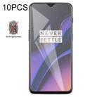 10 PCS Non-Full Matte Frosted Tempered Glass Film for OnePlus 6T - 1