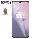 50 PCS Non-Full Matte Frosted Tempered Glass Film for OnePlus 7, No Retail Package - 1