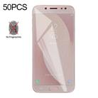 50 PCS Non-Full Matte Frosted Tempered Glass Film for Galaxy J7 (2017) / J7 Pro, No Retail Package - 1