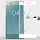 MOFI for Sony Xperia XZ1 Compact（XZ1 MINI) Full Screen 9H Hardness 2.5D Explosion-proof Tempered Glass Screen Film (White) - 1