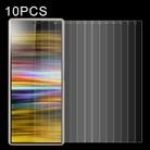 10 PCS 0.26mm 9H 2.5D Tempered Glass Film for Sony Xperia 10 Plus - 1