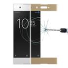 For Sony Xperia XA1 0.33mm 9H Surface Hardness 3D Curved Full Screen Tempered Glass Screen Protector(Gold) - 1