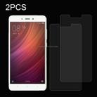 2 PCS for Xiaomi Redmi Note 4X 0.26mm 9H Surface Hardness Explosion-proof Non-full Screen Tempered Glass Screen Film - 1