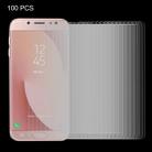 100 PCS for Galaxy J7 (2017) (US Version) 0.3mm 9H Surface Hardness 2.5D Explosion-proof Non-full Screen Tempered Glass Screen Film - 1