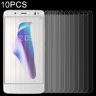 10 PCS 0.26mm 9H 2.5D Tempered Glass Film for BQ Aquaris VS - 1