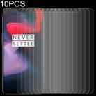 10 PCS 0.26mm 9H 2.5D Tempered Glass Film for OnePlus 6 - 1