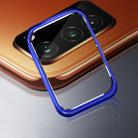 For Huawei Honor V30 Scratchproof Mobile Phone Metal Rear Camera Lens Ring (Blue) - 1
