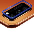 For Huawei Honor V30 Pro Scratchproof Mobile Phone Metal Rear Camera Lens Ring (Blue) - 1