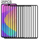 25 PCS 9H Full Screen Full Tempered Glass Film for Xiaomi Mi CC9 - 1