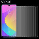 50 PCS 0.26mm 9H 2.5D Tempered Glass Film for Xiaomi Mi CC9 - 1