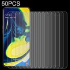 50 PCS 0.26mm 9H 2.5D Tempered Glass Film for Galaxy A80/A90, No Retail Package - 1