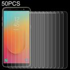 50 PCS 0.26mm 9H 2.5D Tempered Glass Film for Galaxy J8+, No Retail Package - 1