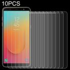 10 PCS 0.26mm 9H 2.5D Tempered Glass Film for Galaxy J8+ - 1